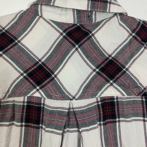 Maurices Duster Relaxed Fit button  front Academia Plaid Women’s Medium fall - Picture 7 of 13